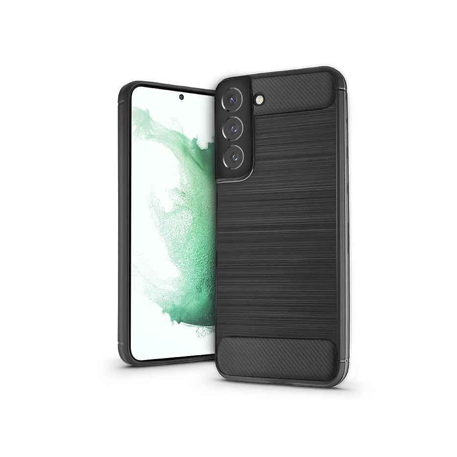 Haffner Carbon Samsung S906B Galaxy S22+ 5G szilikon tok fekete (PT-6359) (PT-6359)