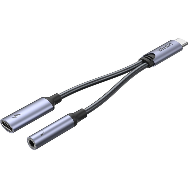 Unitek Adapter Usb-c - Minijack 3,5mm,usb-c 60w