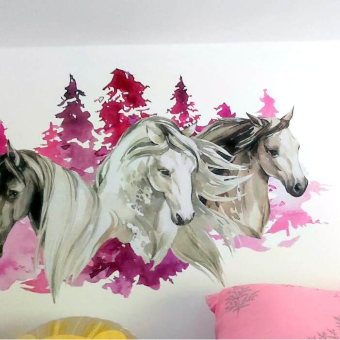 Falmatricák lányoknak - Lovak N.1. 94cm (9387f)