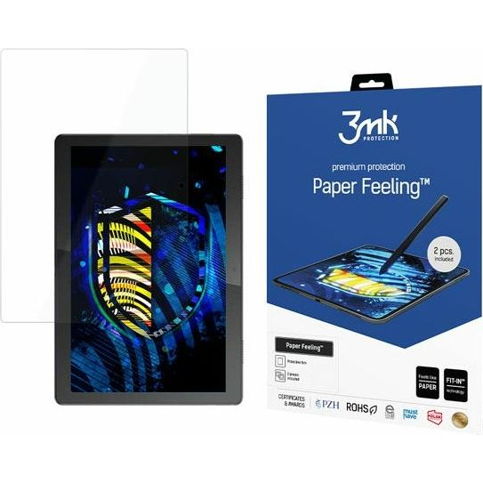 Защитно фолио за таблет, 3mk, Lenovo M10, Glass, 2 броя, Transparent