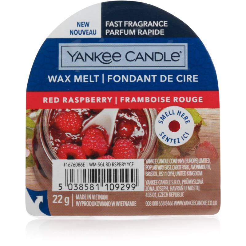 YANKEE CANDLE Red Raspberry 22 g (5038581109299)