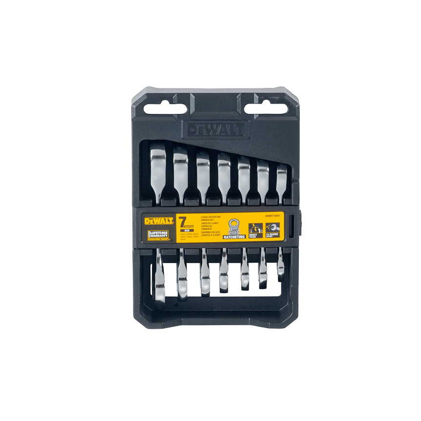 DeWalt DWMT19261-0 Racsnis Kombinált Csavarkulcskészlet 7db 6-19mm (DWMT19261-0)