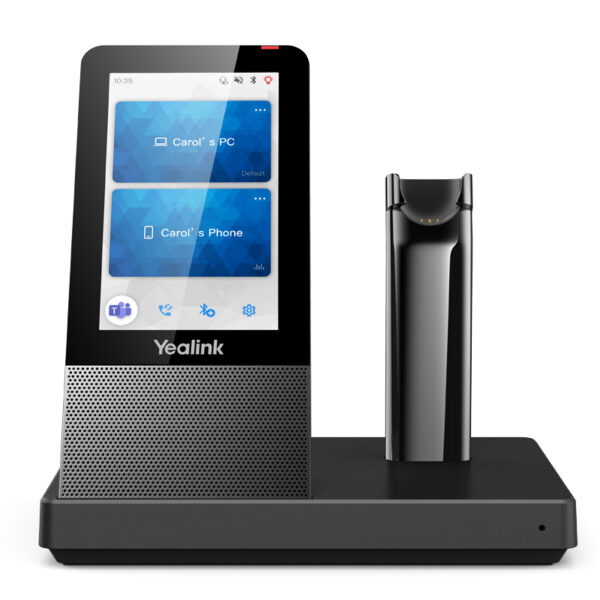 Yealink WH67 Kapacitív érintő képernyős Headset állvány - Fekete