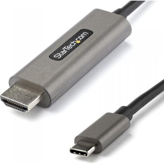 StarTech.com CDP2HDMM4MH video kabel adapter HDMI Type A (Standaard) Zwart, Zilver