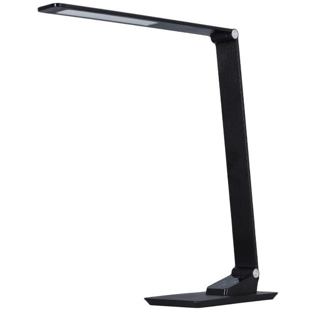 Tesla LED asztali lámpa Petra, CCT 3000-6000 K, 5 K 420 lm, w-charger, fekete (DE01CHB-1)