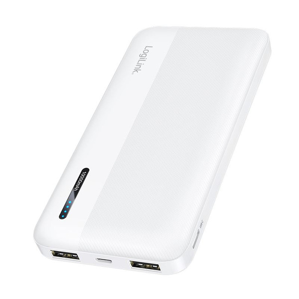 Logilink Power Bank 10000mAh fehér (PA0338WRF)