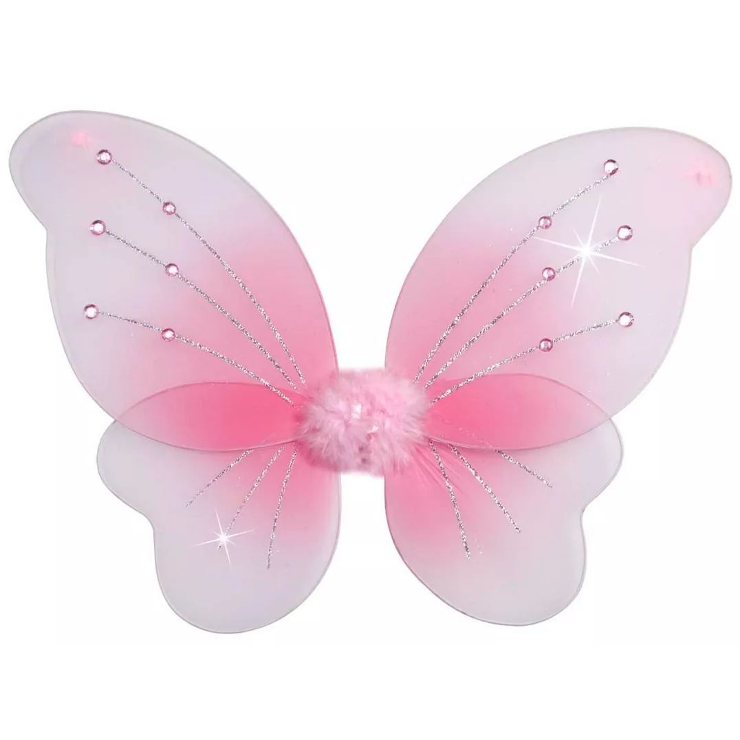 Tündérszárny jelmez kiegészítő lányoknak 50 x 40 cm - Rózsaszín (8673P)