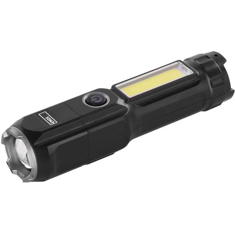 EMOS LED + COB LED tölthető műanyag zseblámpa P3214 (1440004908)