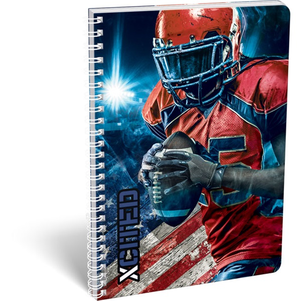 Lizzy Xcited Allstar A4 vonalas spirálfüzet (16444)