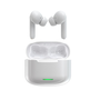 Devia TWS Bluetooth стерео слушалки v5.1 + калъф за зареждане - Devia ANC-E1 Star Series True Wireless Earphones with Charging Case - бели