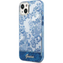 Guess Porcelain Collection Apple iPhone 14 Plus hátlap tok, kék