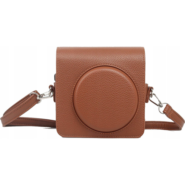 Pokrowiec LoveInstant Futerał Etui Pokrowiec Case Do Fuji Fujifilm Instax Square Sq40 Sq 40 / Brązowy