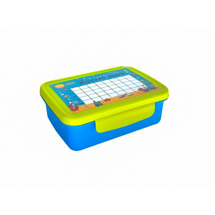 ZDRAVÁ LAHEV uzsonnás doboz, kék/zöld (263418755)