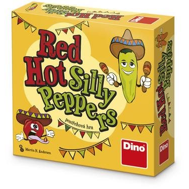 Dino Red Hot Silly Peppers Utazó Kártyajáték (8590878622494)