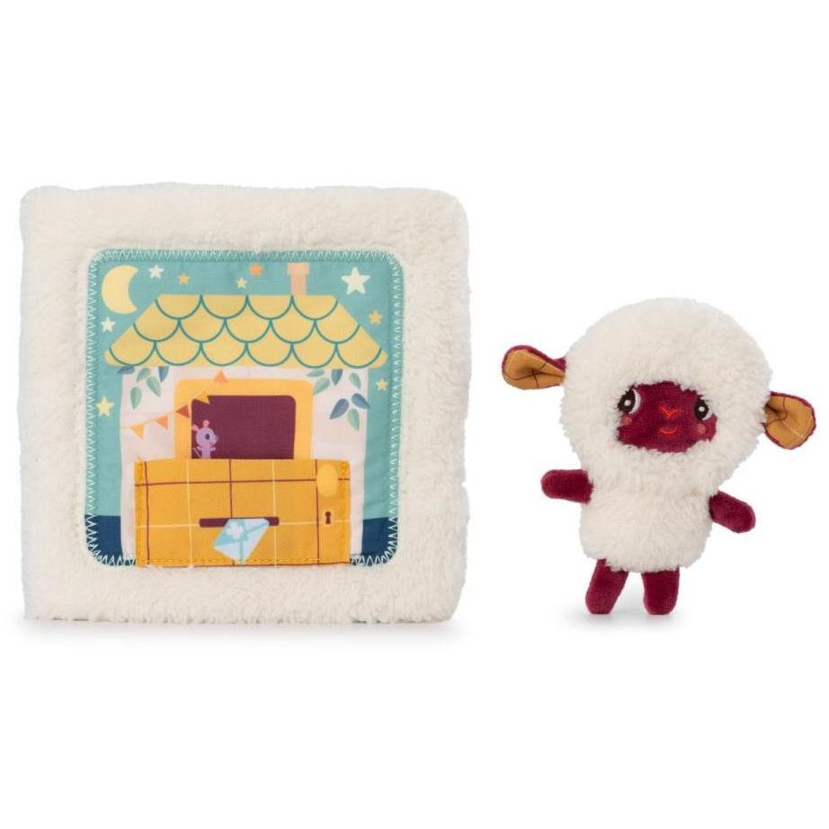 Lilliputiens Textil könyv és ujjbáb - Jó éjt Yvon báránnyal (9782390590378)