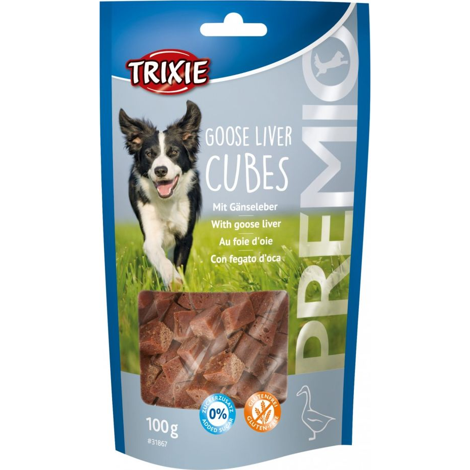 Trixie Jutalomfalat Premio Libamáj kockák, 100g (TX-31867)