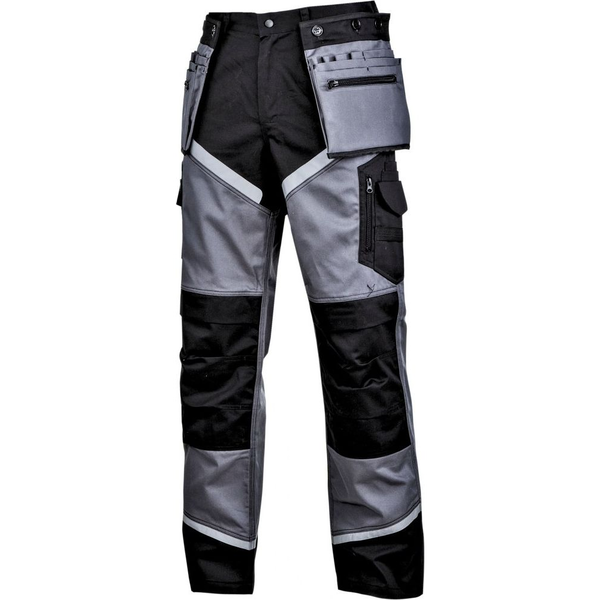 Fekete-szürke nadrág fényvisszaverő csíkokkal, "2xl", ce, lahti