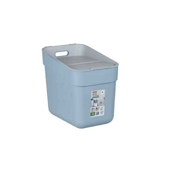 Curver READY TO COLLECT Mülleimer [20L], blau 251951 Szemeteskuka (H x Sz x Ma) 246 mm x 36.7 cm x 331 mm Kék 1 db