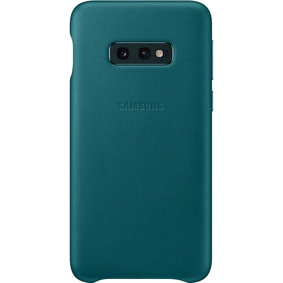 Samsung EF-VG970LGEG Galaxy S10e zöld bőr hátlap