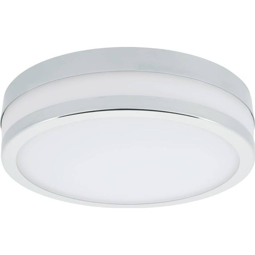 LED lámpatest , mennyezeti/fali , 11 Watt , meleg fehér , króm , IP44 , EGLO , LED PALERMO , 94998 (94998)