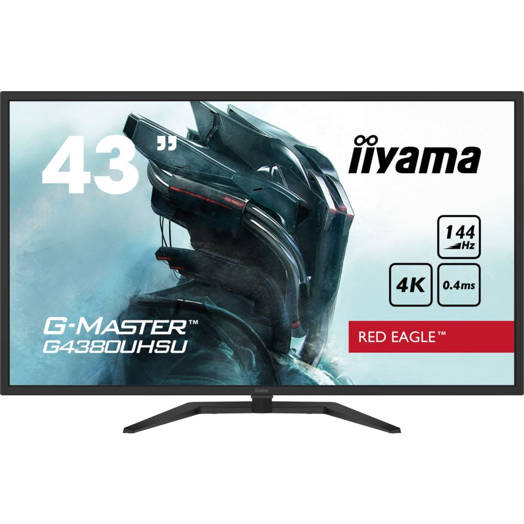 iiyama G-Master G4380UHSU-B1 43" 4K 144Hz gaming monitor fekete (G4380UHSU-B1)