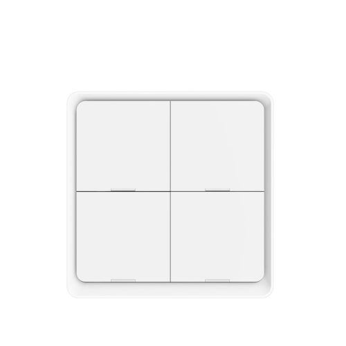SMARTZILLA Tuya Zigbee 4 csatornás falra ragasztható kapcsoló (2042112) (smart2042112)
