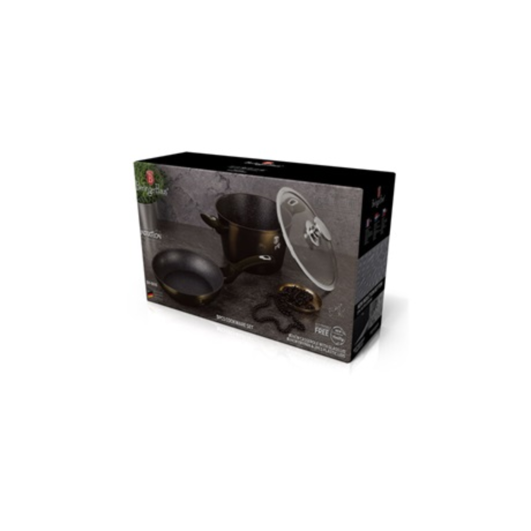 Berlinger Haus BH/6616T 24 cm Edénykészlet - Fekete (5 részes) (BH/6616T)