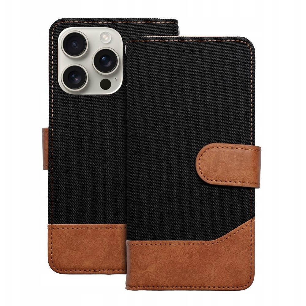 ZONE Jeans Book oldalra nyitható tok Samsung Galaxy A55 5G szürke (TS8441)