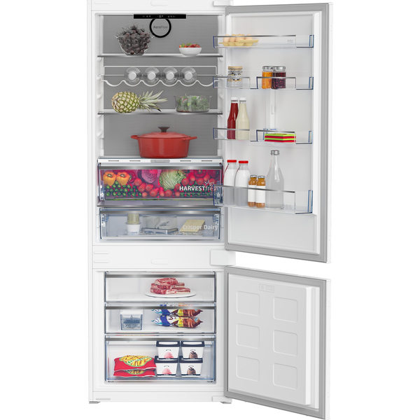 Beko BCNE400E50SHN frigorifero con congelatore Da incasso 370 L D Bianco