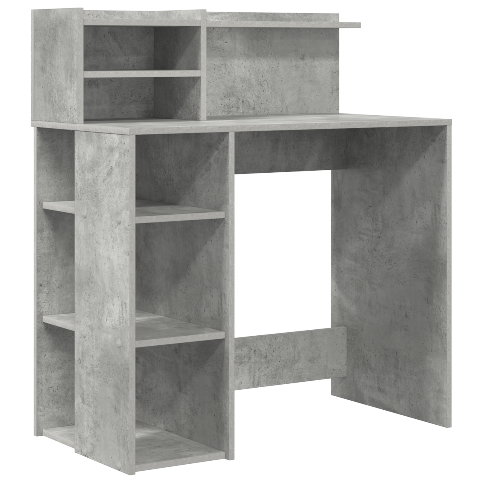 tárolós asztal Beton szürke 90x48x101.5 cm Szerelt fa (869525)