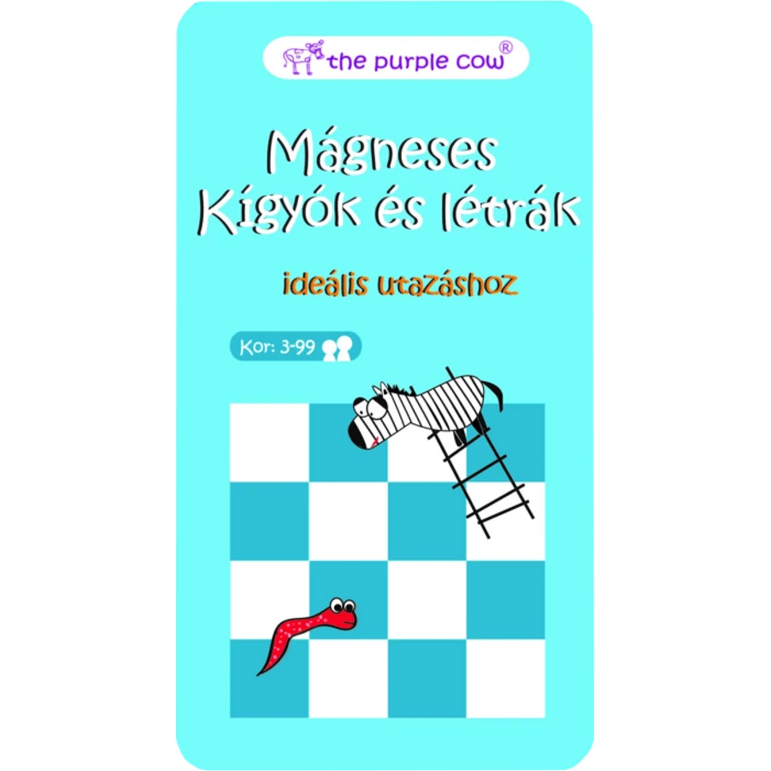 The Purple Cow Kígyók és létrák mágneses társasjáték (5999566850554)