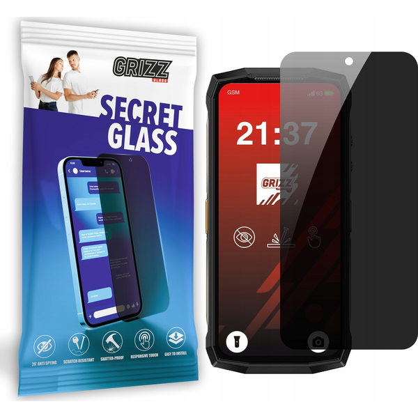  GrizzGlass Szkło prywatyzujące GrizzGlass SecretGlass do Ulefone Armor Mini 20T Pro