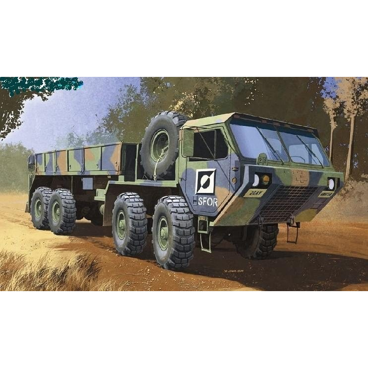 Academy U.S. M977 8x8 katonai teherautó műanyag modell (1:72) (MA-13412)