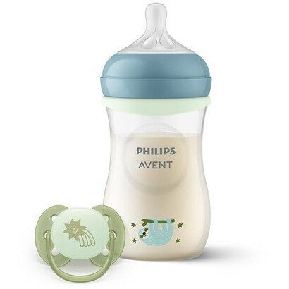 Philips AVENT SCD838/17 zuigfles 260 ml Blauw, Transparant