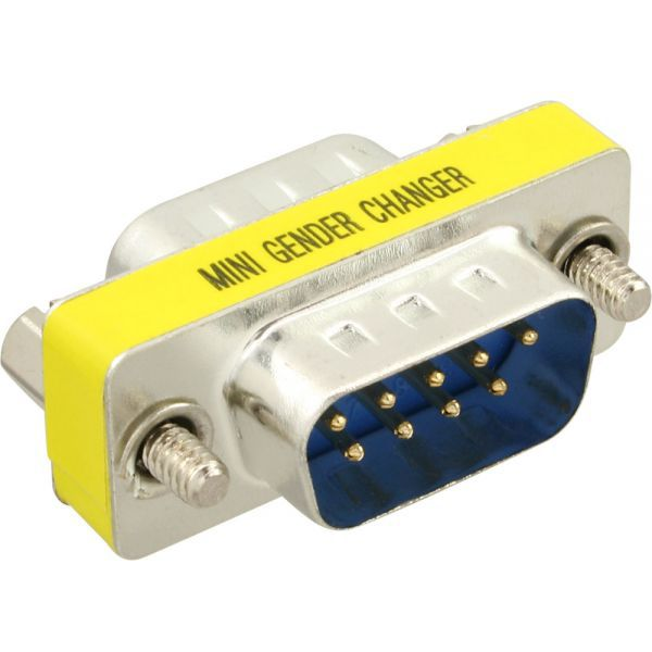 InLine 32214 adattatore per inversione del genere dei cavi 9pin male DB9