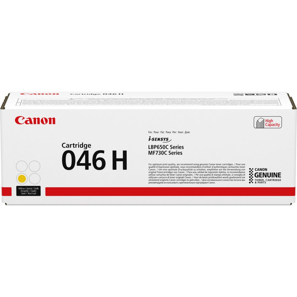 Canon 046 H tonerpatron 1 stk Original Gul