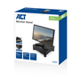ACT AC8200 монтаж за монитор и стойка 43,2 см (17") Черен Бюро