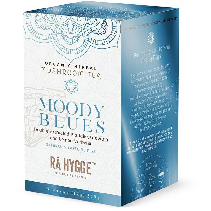 Ra Hygge BIO Moody Blues gyógytea Maitake-val, 16 darab (5745000836383)