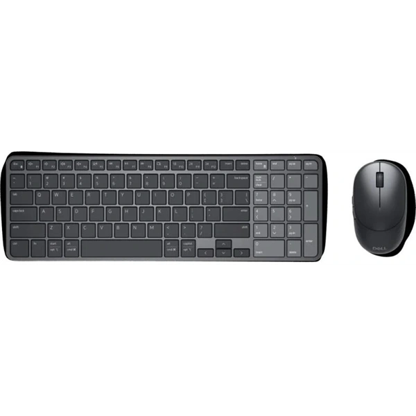 DELL Pro 7 KM746 tastatur Mus inkluderet Universel RF trådløs + Bluetooth QWERTZ Ungarsk Grafit