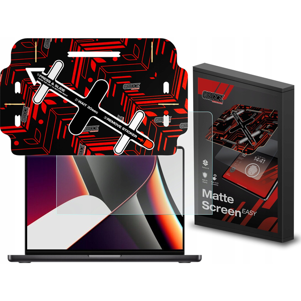 Filtr GrizzGlass Folia matowa GrizzGlass MatteScreen Easy do Apple MacBook Pro 14" 2021