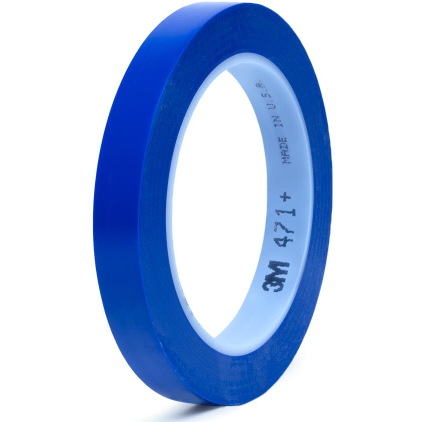 3M Vinyl maszkoló és airbrush szalag 471+, indigókék, 12 mm (M06408)