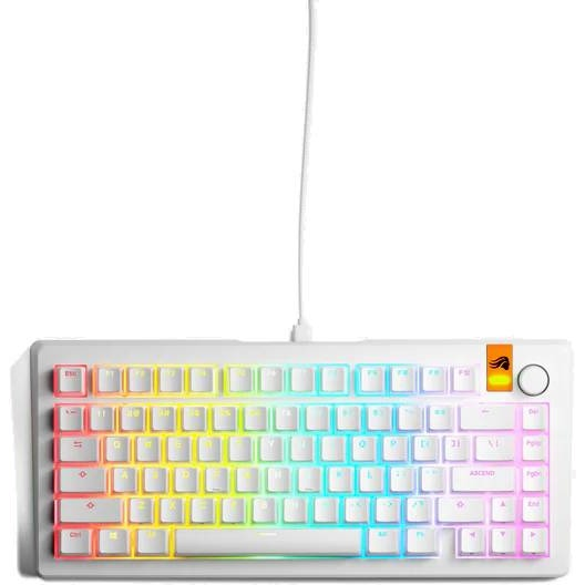 GLORIOUS GMMK 3 HE 75% Prebuilt Wired White - US