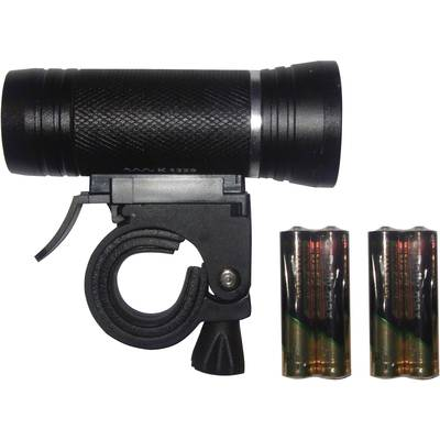 Security Plus Kerékpár fényszóró 19045001 LED Elemekről üzemeltetett Fekete (19045001)