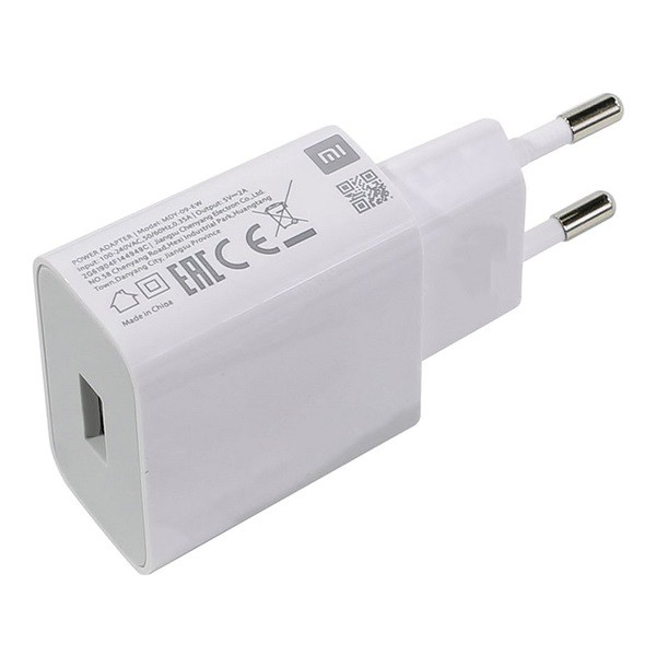 XIAOMI hálózati töltő USB aljzat (5V / 2000 mA, 10W, gyorstöltés támogatás) FEHÉR (MDY-09EW) (MDY-09EW)