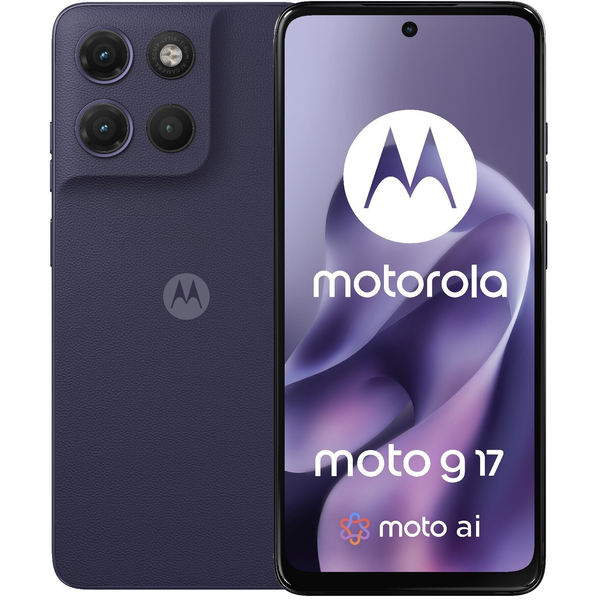 Motorola moto g17 17,1 cm (6.72") Dual SIM Android 15 USB Type-C 4 GB 128 GB 5200 mAh Lilla