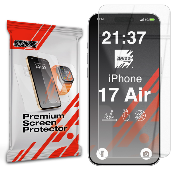 Szkło hybrydowe GrizzGlass HybridGlass do Apple iPhone 17 Air