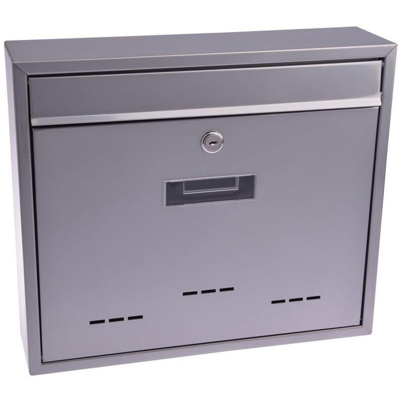 M.A.T. Group Radim V Postaláda, 360×310×90 mm, hátsó bedobónyílás, szürke (523915)