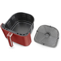 Фритюрник Air Fryer Rohnson R-2859R, 1800W, Капацитет 7 л, 6 програми, Таймер, 3D система за равномерно печене, Червен