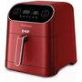 Фритюрник Air Fryer Rohnson R-2859R, 1800W, Капацитет 7 л, 6 програми, Таймер, 3D система за равномерно печене, Червен