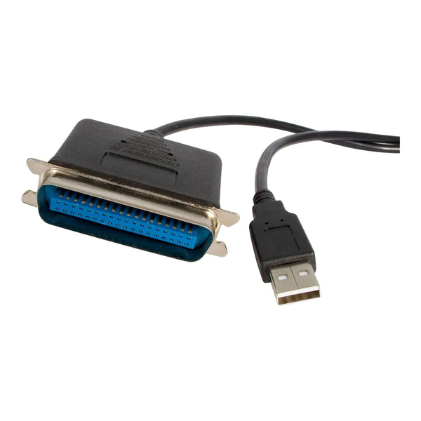 StarTech.com 10 ft USB to Parallel Printer Adapter - M/M - USB to ieee 1284 - USB to centronics - USB to Parallel Cable (ICUSB128410) - parallel adapter